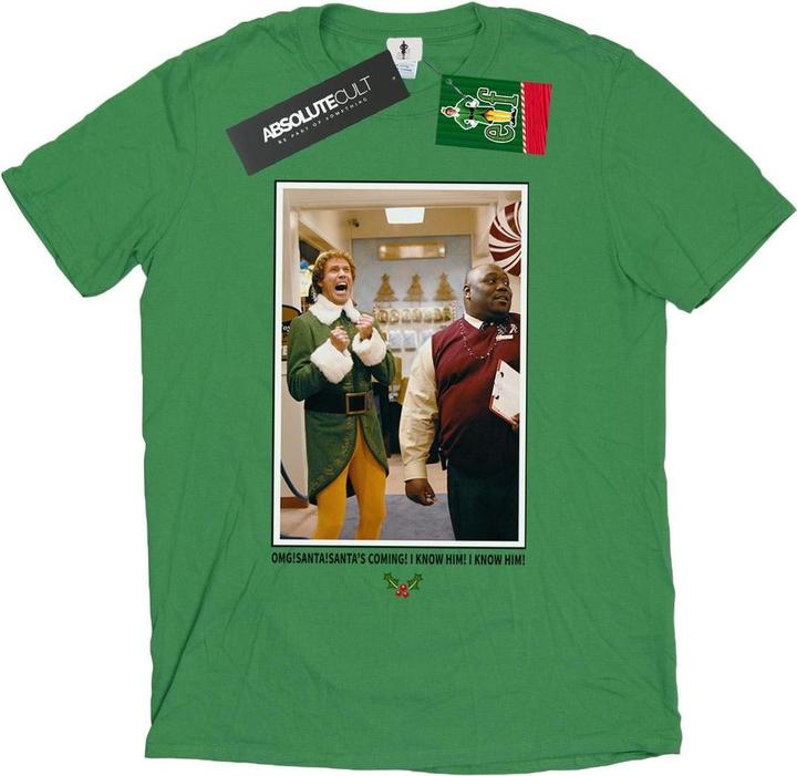 Elf OMG Santa Photo TShirt (XXL)