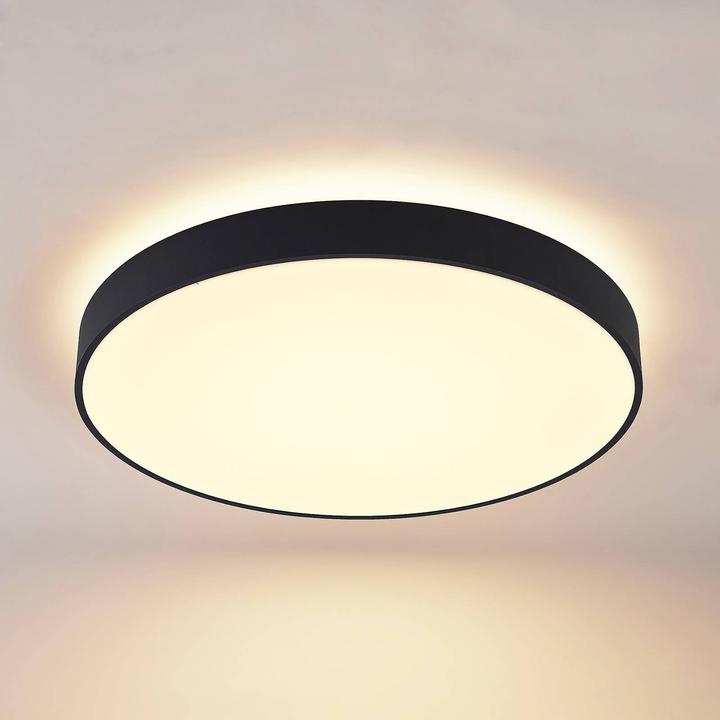 Image du produit Arcchio Vanida LED plafonnier, noir, 60 cm (10978 lm)