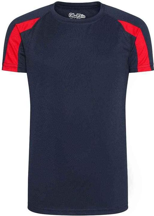 Flame-red, Dark Blue