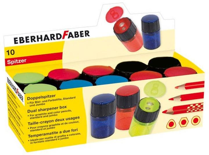 Actual product image EberhardFaber Double sharpening box lid box of 10