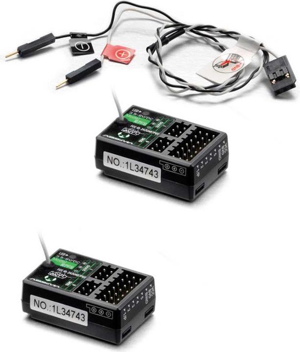 Actual product image Absima 7-channel remote control "CR7P" 2.4GHz ANT incl. 2x receiver