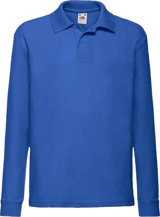 Fruit of the Loom Langarm Pique Polo Shirt