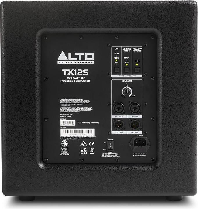 Actual product image Alto TX12S (Active)