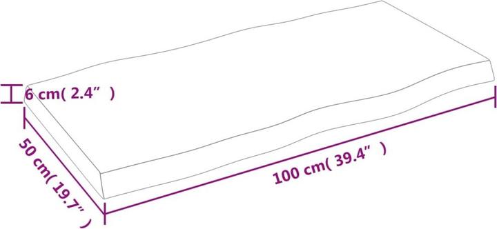 Image du produit VidaXL Nili (100 x 50 x 6 cm)