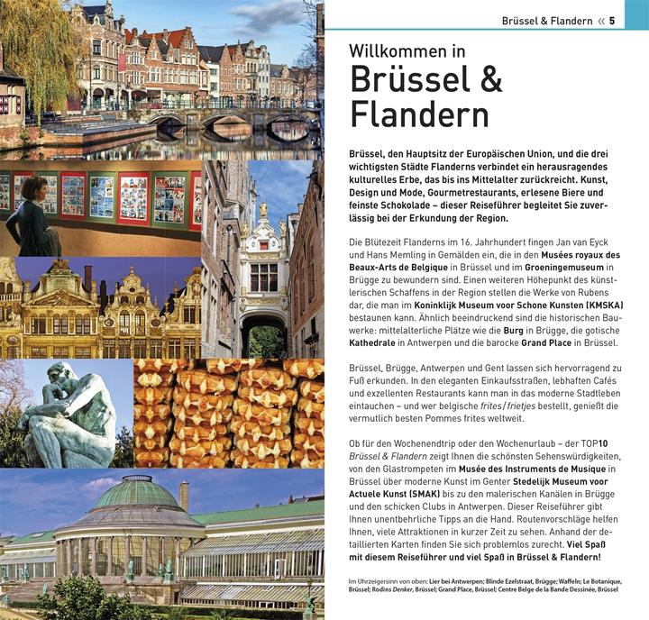 Immagine prodotto TOP10 Reiseführer Brüssel & Flandern (Tedesco, DK Verlag Viaggi, 2024)