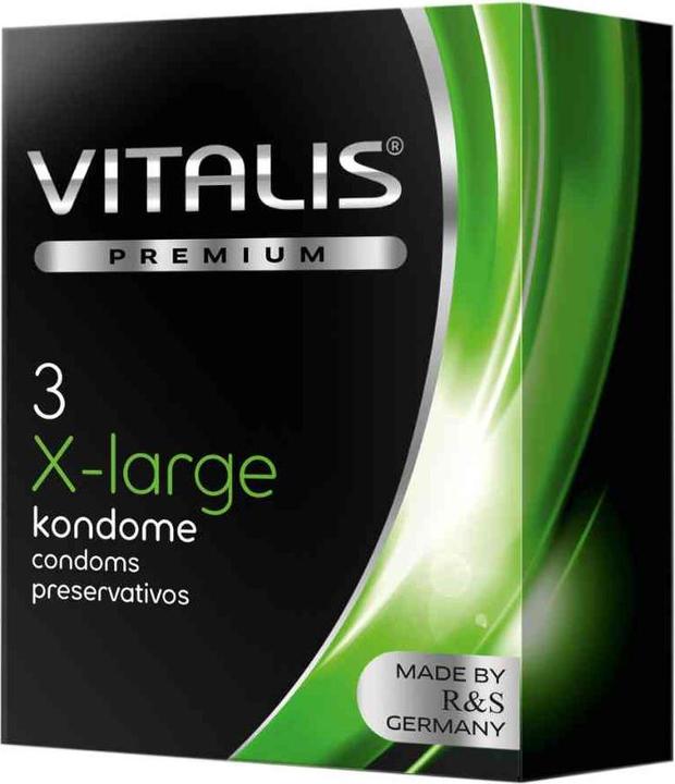 Vitalis PREMIUM "X-Large" 3 preservativi extra lunghi con un po' più di circonferenza (3 pz.)
