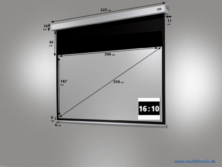 Produktbild Celexon Electric Professional Plus Business format - Leinwand - Deckenmontage möglich, g (139.37", 16:10)