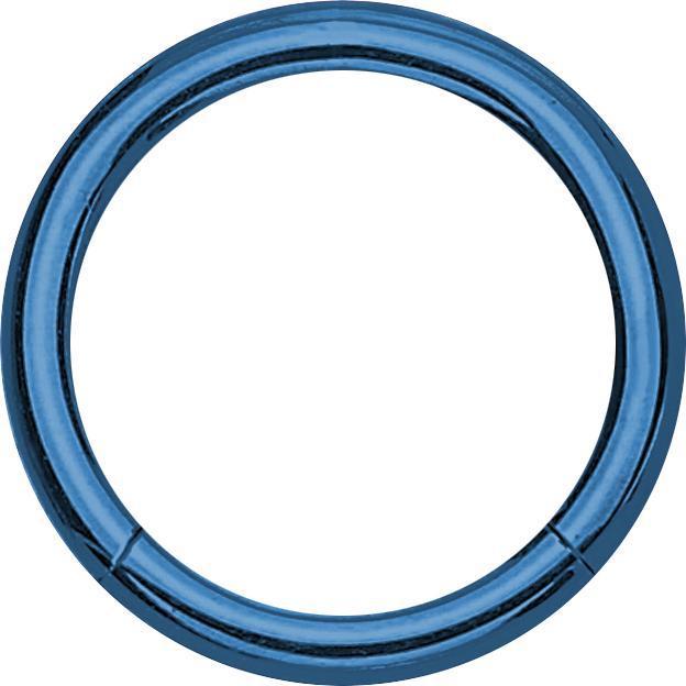 Produktbild Star Piercing Micro Segmentring klappbar dunkelblau (ohne Messing, Chirurgenstahl 316L)
