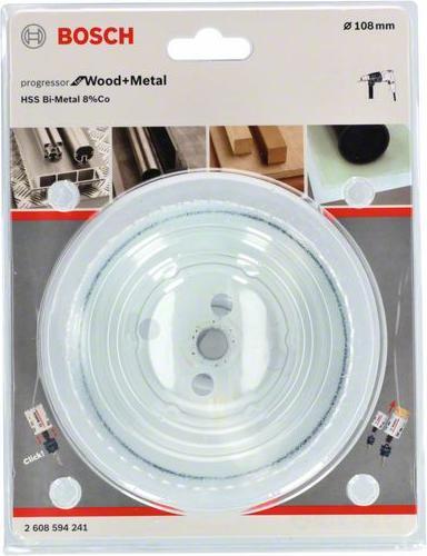 Immagine prodotto Bosch Professional Zubehör Sega a tazza Progressor per legno e metallo, 111 mm (111 millimetri)
