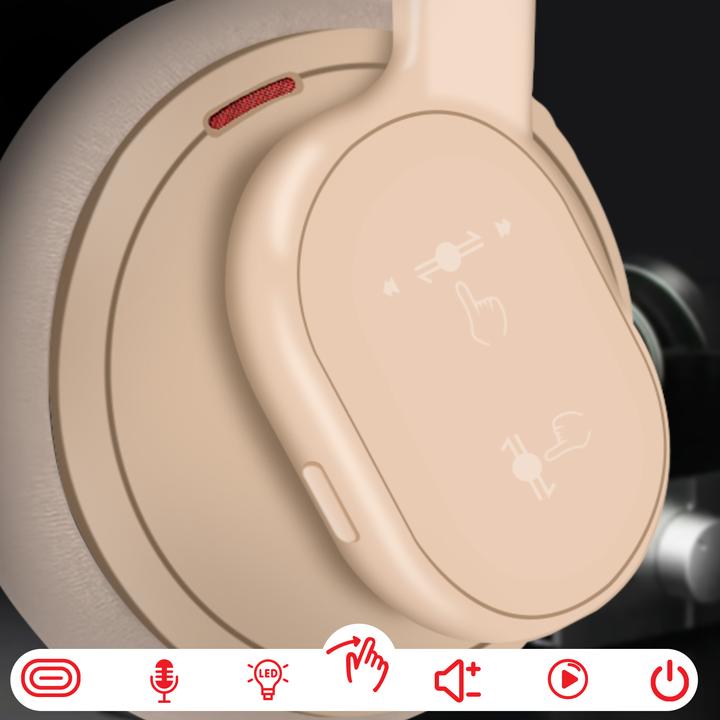 Produktbild Forcell Touch Beat Bluetooth Headset (ANC, 30 h, Kabellos)