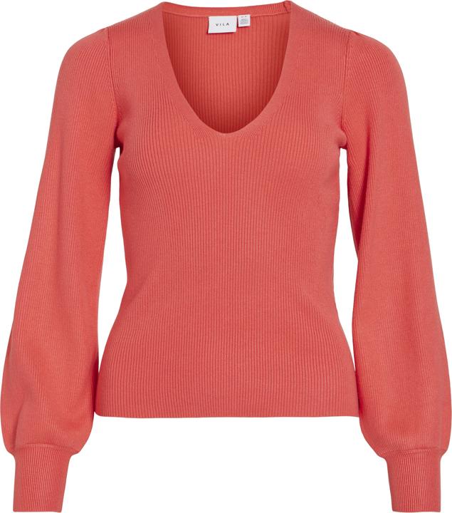 Vila V-Ausschnitt Stricktop