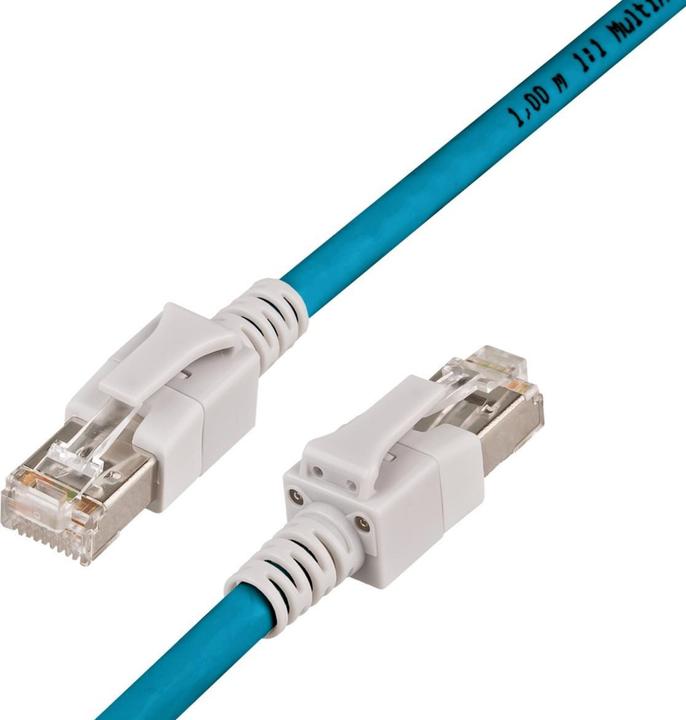 Produktbild Wirewin Cat.6A LED Patchkabel 5m blau (S/FTP, CAT6a, 5 m)