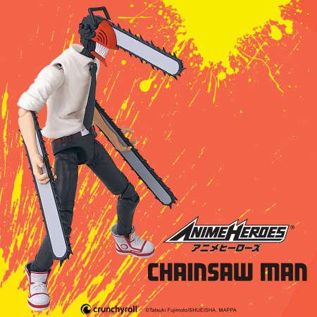 Actual product image Bandai CHAINSAW MAN - Chainsaw Man - Figurine Anime Heroes 17cm