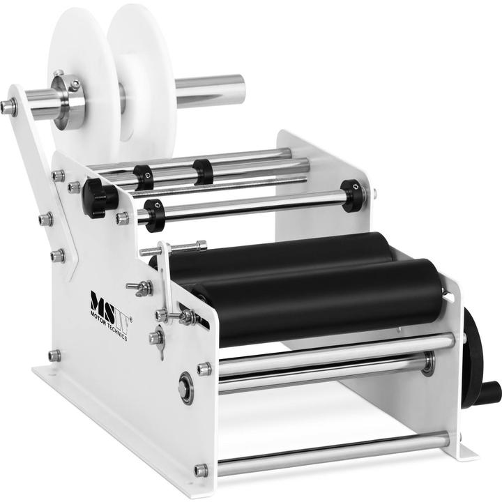 MSW Etichettatrice per bottiglie e vasetti manuale - 20 - 40 etichette/min