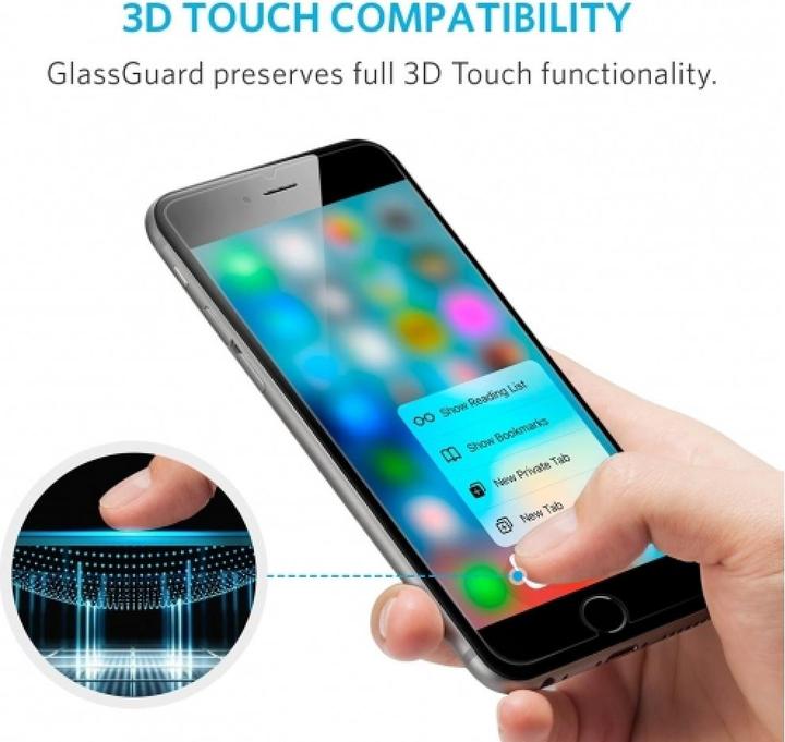 Produktbild Screenguard Apple iPhone 8 Plus Panzerglas Schutzfolie Case Friendly Design (Apple iPhone 8 Plus)