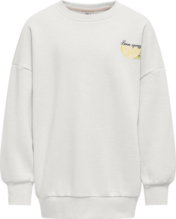 Only Locker geschnitten Rundhals Junior Tief angesetzte Schulter Sweatshirt Sweatshirt