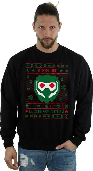 Immagine prodotto Guardians Of The Galaxy Vol. 2 Star Lord Fair Isle Felpa Uomo (M)