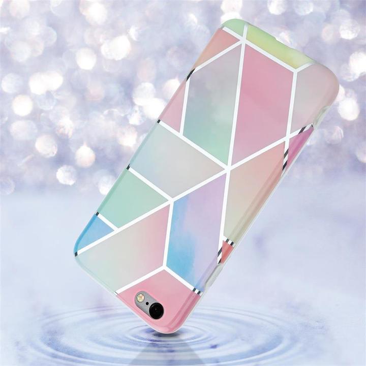 Actual product image Cadorabo IMD TPU Colorful Marble Cover (Apple iPhone 6 Plus)