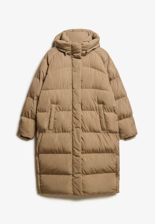 Produktbild Superdry LONGLINE HOODED PUFFER JACKET Dames Jas - Maat XL (16)
