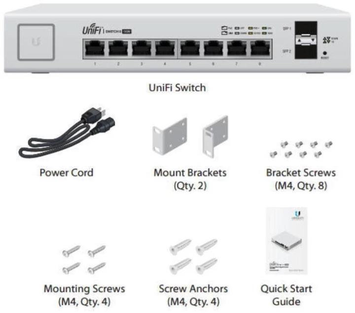 Actual product image Ubiquiti Us-8-150w (10 Ports)
