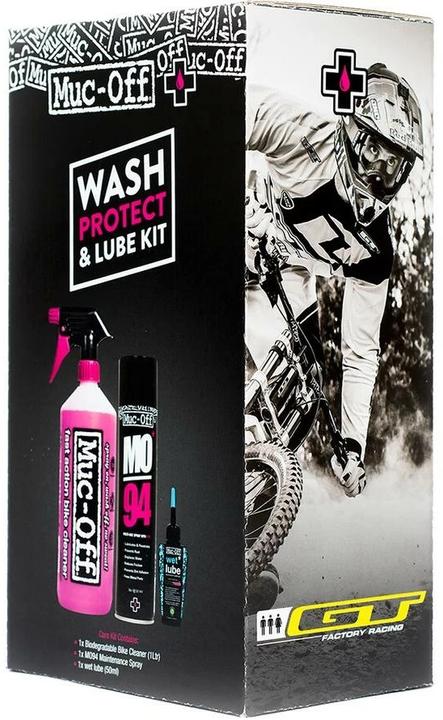 Immagine prodotto Muc-Off Lavare, proteggere e lubrificare (1450 ml, Olio per catene, Pulitore per biciclette, Set di cura)