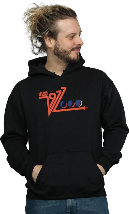 Actual product image Star Wars Mens Retro 1977 Death Star Hoodie (XXL)