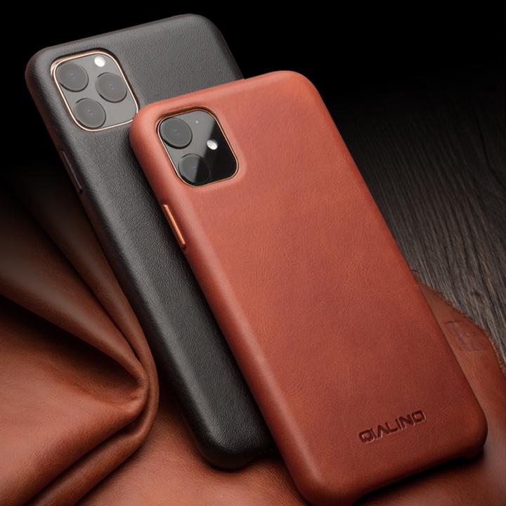 Image du produit QiAlino Coque cuir véritable (Apple iPhone 11 Pro Max)