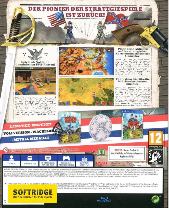 Image du produit Microids Les Bluecoats - Nord et Sud (PS4, Multilingue)