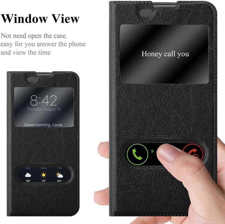 Actual product image Cadorabo Book with View double window cover (LG K8)