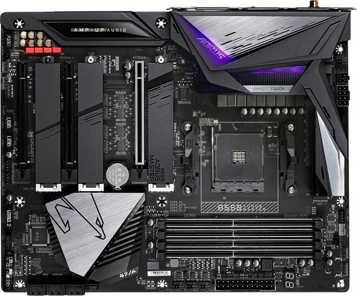 Actual product image Gigabyte B550 Aorus Master (AM4, AMD B550, ATX)