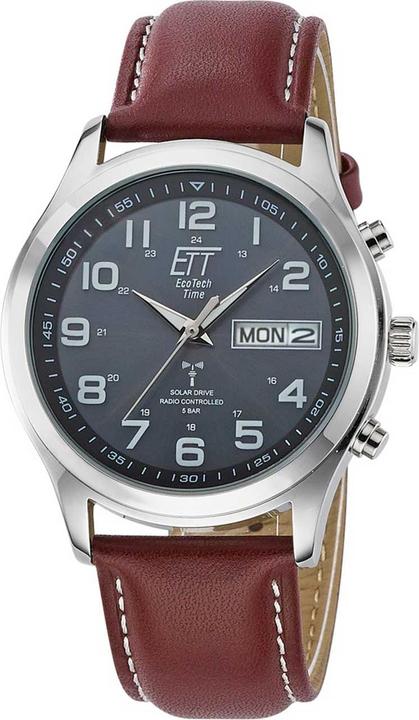 Produktbild Conrad Components Eco Tech Time Solar Drive Funk Gobi Herrenuhr (Analoguhr, 40 mm)