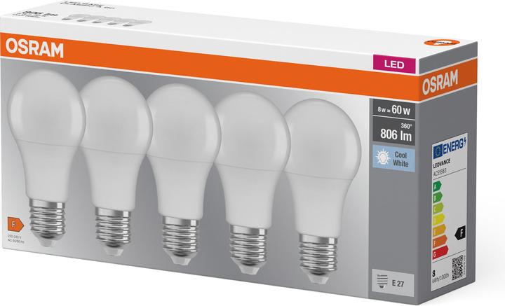 Image du produit Osram Base Retro Classic (E27, 7 W, 806 lm, 5 x, F)