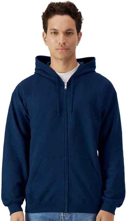 Gildan Softstyle Hoodie mit durchgehendem Reissverschluss