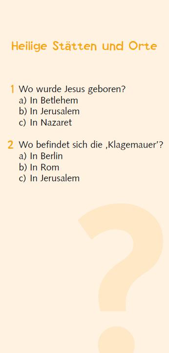 Immagine prodotto Quiz sulle religioni del mondo (Tedesco)