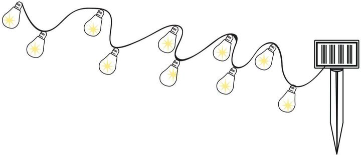Actual product image Star Trading glow solar (1.90 m)