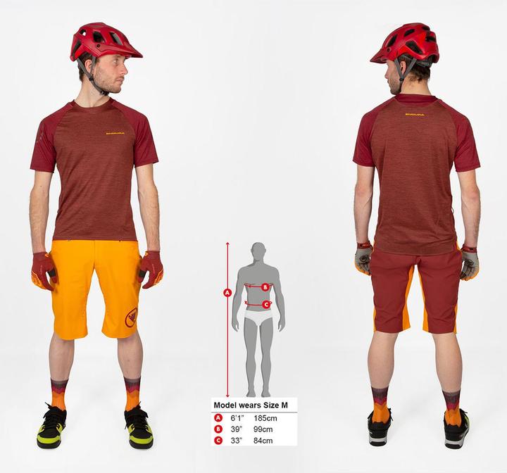 Actual product image Endura SingleTrack short sleeve jersey (XXL)