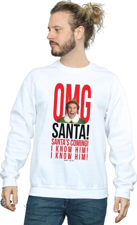 Produktbild Elf OMG Santa I Know Him Sweatshirt (XXL)