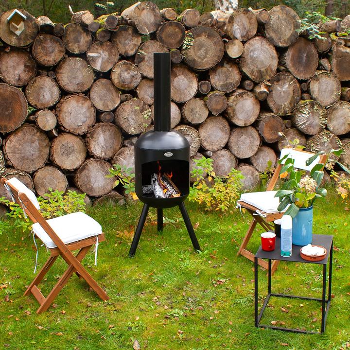 Actual product image Bonfeu BonSelo garden fireplace black