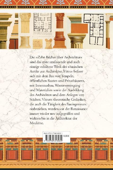 Produktbild Zehn Bücher über Architektur (Deutsch, Vitruv (Marcus Vitruvius Pollio), 2019)