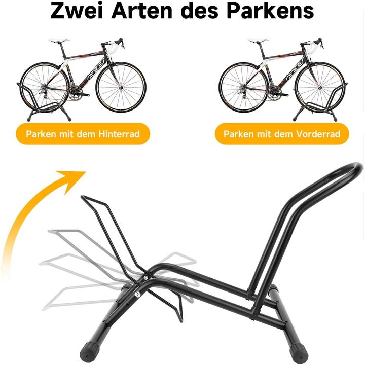 Produktbild Cbx Freistehender Boden Fahrradständer, Fahrradhalter für Vorderrad oder Hinterrad