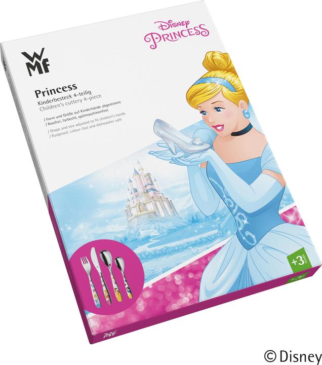 Produktbild WMF Kinderbesteck 4tlg Disney Princess ab 3 Jahre Edelstahl poliert
