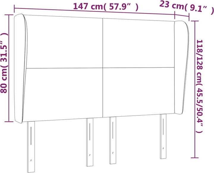 Produktbild VidaXL Chandler (147 x 23 x 128 cm)
