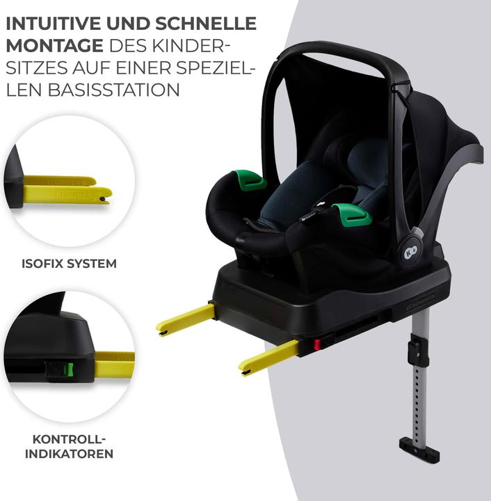 Immagine prodotto KinderKraft Visone Pro + Base Visone FX (Reboarder, ECE R129/i-Size Standard)