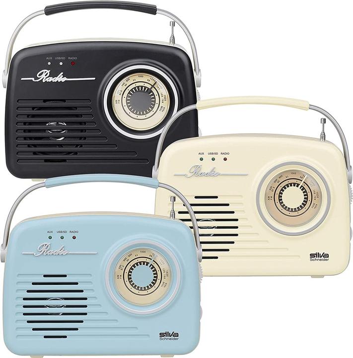Immagine prodotto Silva Schneider Radio 20W FM USB SD Memory Card nero MONO 1965 NERO (FM)