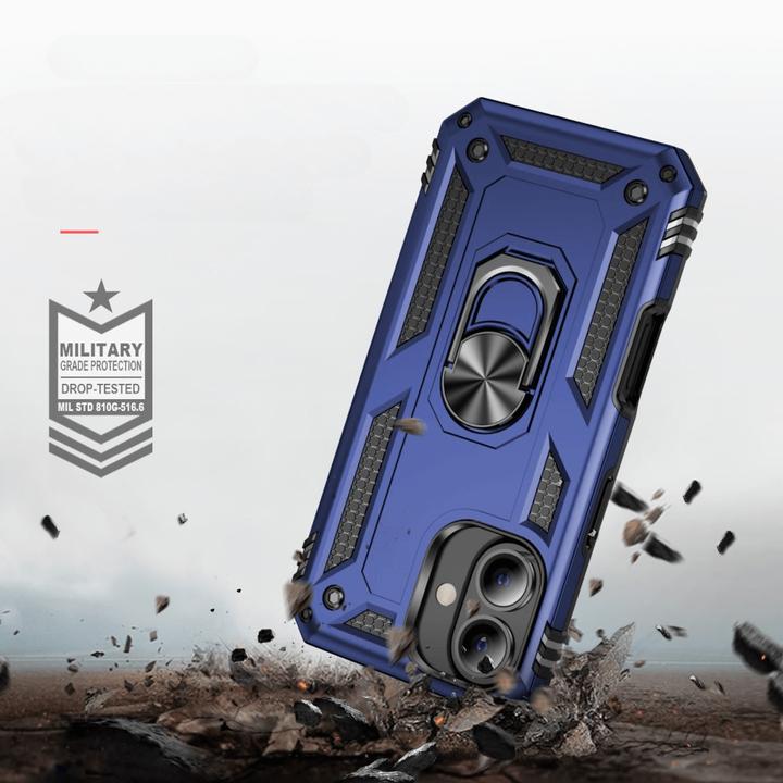 Immagine prodotto Cover-Discount iPhone 16 - Robusta cover posteriore con kickstand (Apple iPhone 16)