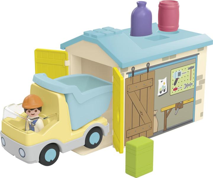 Image du produit Playmobil Camion avec garage de tri (71686, Playmobil Junior)