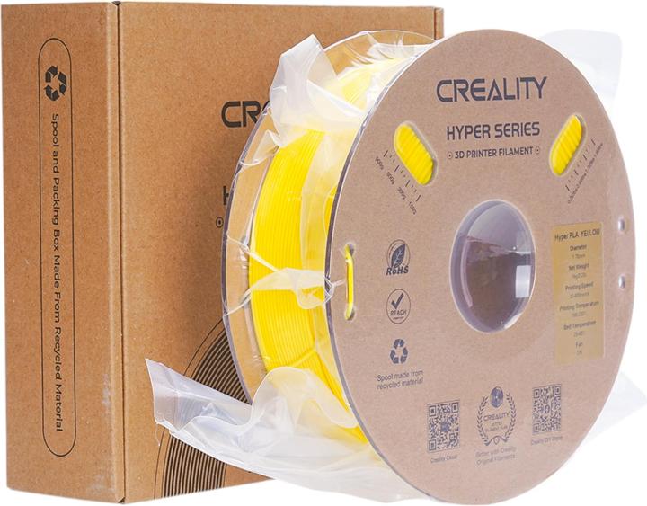 Immagine prodotto Creality Hyper PLA - 1,75 mm - 1 kg (PLA, 1.75 mm, 1000 g, Giallo)