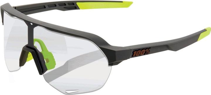 Actual product image 100% S2 (Soft tact cool grey, photochromic clear-smoke)