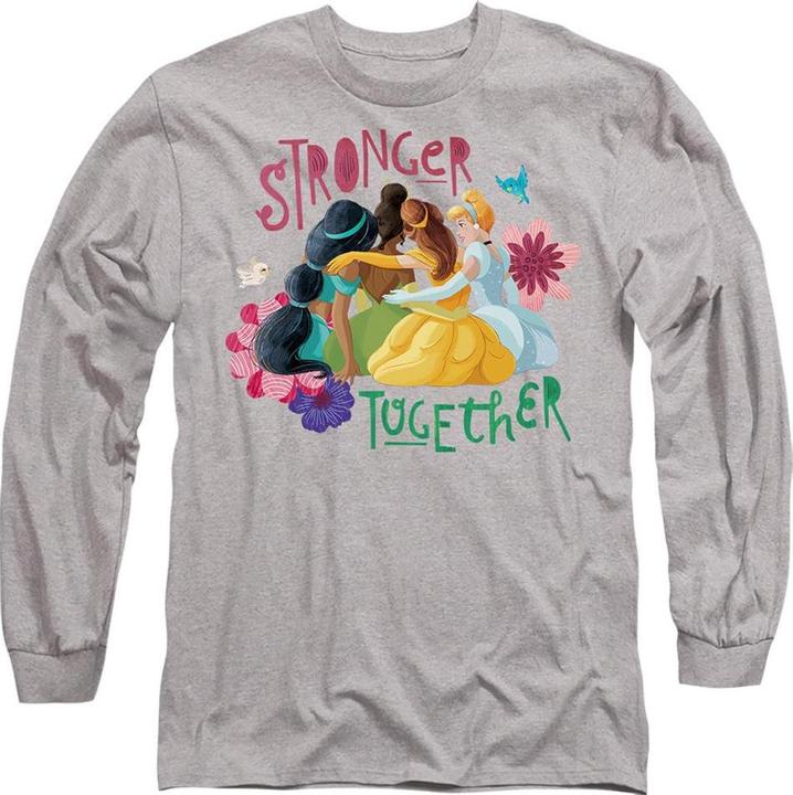Immagine prodotto Disney Princess Stronger Together Maglietta Jasmine, Tiana e Belle Adulto Unisex (XXL)