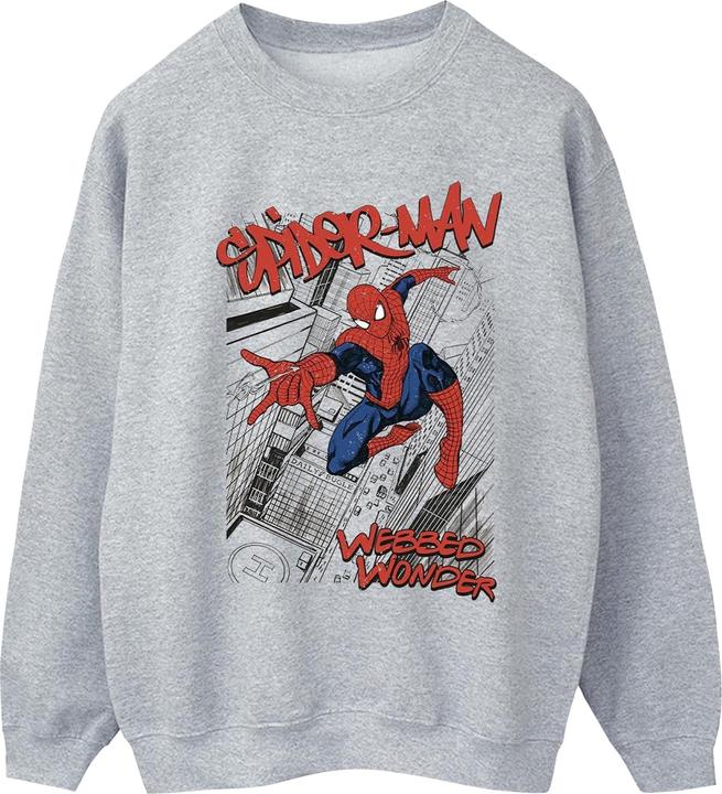 Produktbild SpiderMan Sketch City Sweatshirt (S)